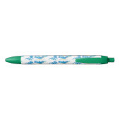 Surfen op Zee strand Zwarte Inkt Pen (Achterkant)