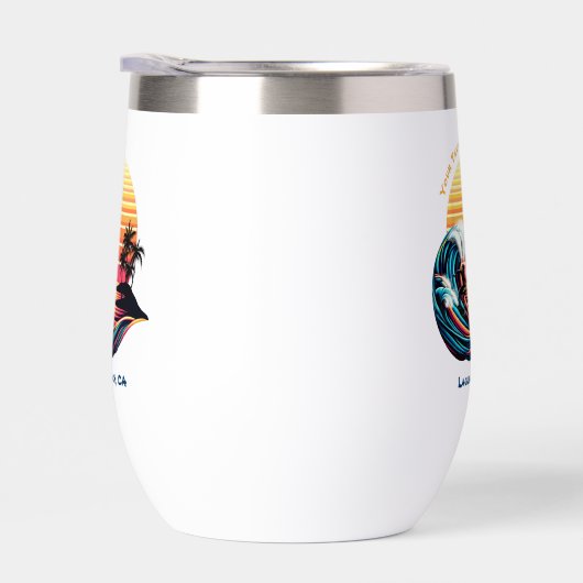 Surfen op zonsondergang (Rechts)