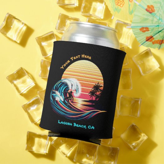 Surfen op zonsondergang blikjeskoeler (Insitu Zomer)