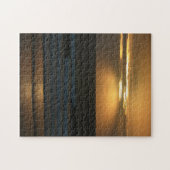 Surfen op zonsondergang in Polzeath Jigzaag Puzzle Legpuzzel (Horizontaal)