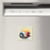 Surfen op zonsondergang magneet (Insitu (Vaatwasser))