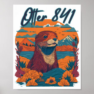 Surfen Otter 841 Otter My Way California Zee Otte Poster