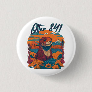 Surfen Otter 841 Otter My Way California Zee Otte Ronde Button 3,2 Cm