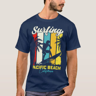 Surfen Pacific Beach Californië T-shirt