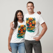 Surfen Parrot Tropical Vibes T-shirt (Unisex)