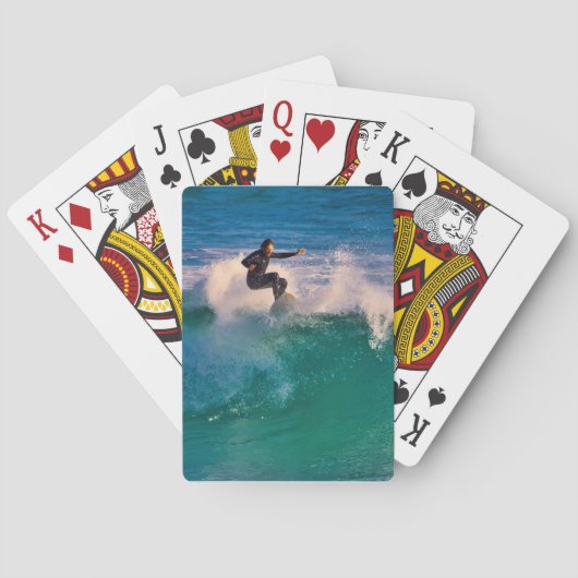 Surfen Pokerkaarten (Achterkant)
