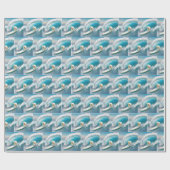 Surfen Polar Beer Cadeaupapier (Vlak)