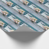 Surfen Polar Beer Cadeaupapier (Hoek)