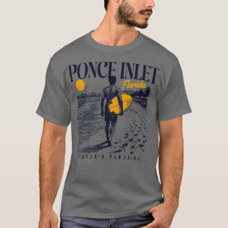 Surfen Ponce Inlet Florida Retro Surfer S T-shirt