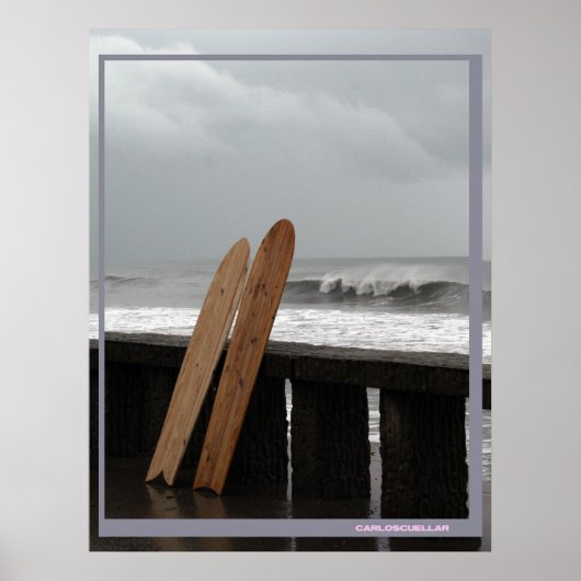 surfen poster (Voorkant)