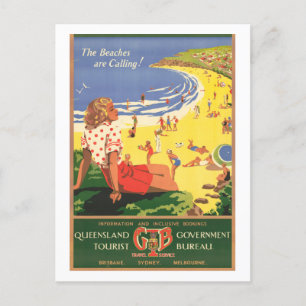 Surfen Resorts - Australië Briefkaart