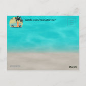 Surfen Retro Briefkaart (Achterkant)
