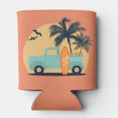 Surfen Retro Koelbox Blikjeskoeler (Achterkant)