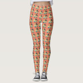 Surfen Retro Leggings (Voorkant)