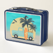 Surfen Retro Lunch Box (Achterkant)