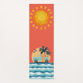 Surfen Retro Yoga Mat (Voorkant)