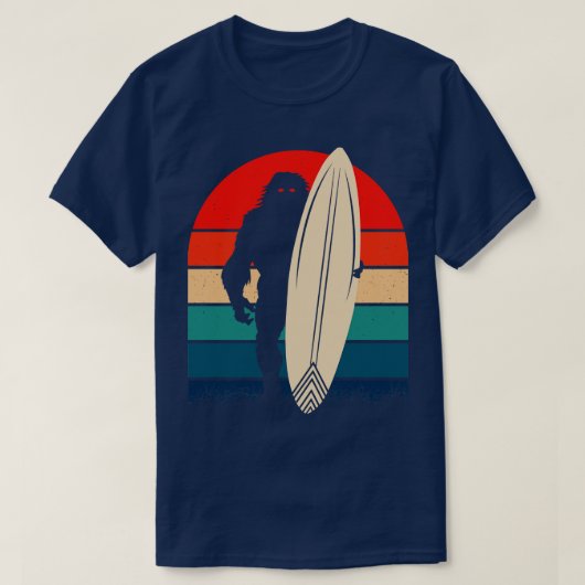 Surfen Retro Zomer T-shirt (Design voorkant)