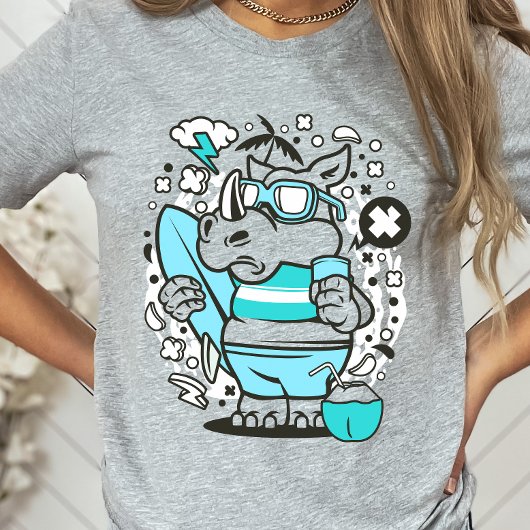 Surfen Rhino T-shirt