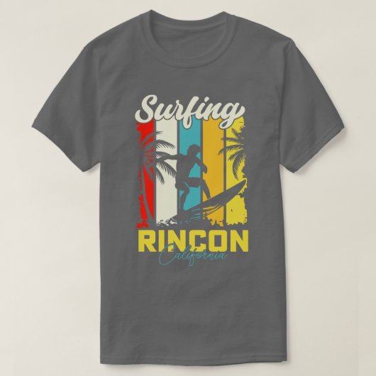Surfen Rincon Puerto Rico T-shirt (Design voorkant)