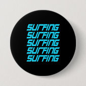 Surfen Ronde Button 7,6 Cm (Voorkant)