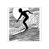 surfen rubberstempel (Afrduk)