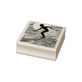  surfen rubberstempel (Stempel)