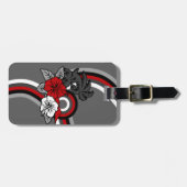 Surfen Safari Hawaïaanse Bagagelabels (Voorkant horizontaal)