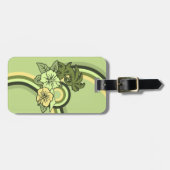 Surfen Safari Hawaiian Retro Bagagelabels (Voorkant horizontaal)