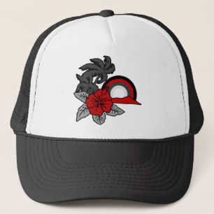 Surfen Safari Hawaiian Retro Trucker Hoed Trucker Pet