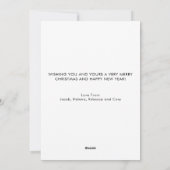 Surfen Santa Beach Kerstvakantie Kaart (Achterkant)