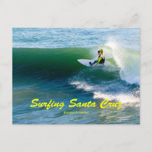 Surfen Santa Cruz California Producten Briefkaart