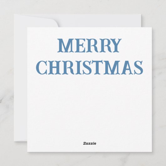 Surfen Santa Merry Christmas Kaart (Achterkant)