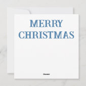 Surfen Santa Merry Christmas Kaart (Achterkant)