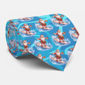 Surfen Santa Necktie Stropdas (Opgerold)