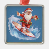 Surfen Santa Ornament (Voorkant)