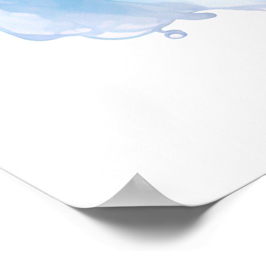 Surfen Santa Poster (Hoek)