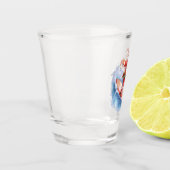 Surfen Santa Shot Glass Shot Glas (Links)