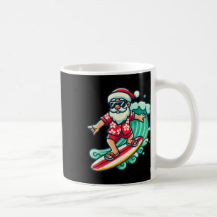 Surfen Santa Tropical Kerstvakantie in Xmas Koffiemok