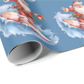 Surfen Santa Wrapping Papier (Rol Hoek)