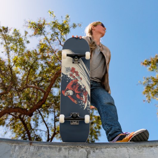 Surfen Santa Zomer Kerstmis Persoonlijk Skateboard (Buiten 1)