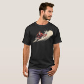 Surfen Santa Zomer Kerstmis T-shirt (Voorkant volledig)