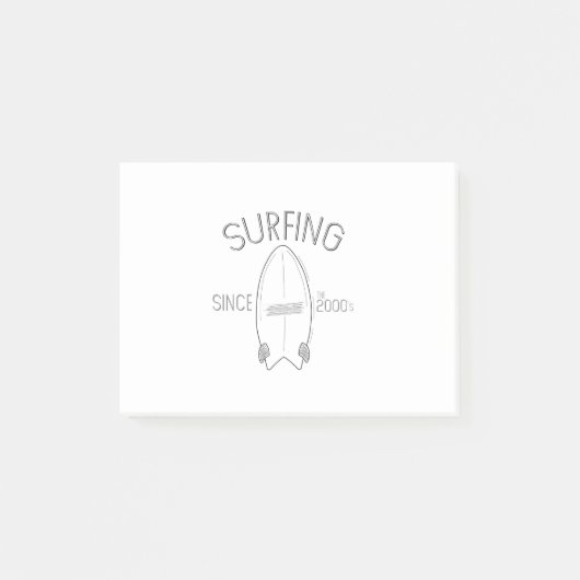 Surfen sinds de jaren '00 post-it® notes (Voorkant)