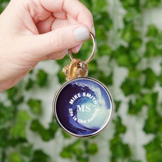 Surfen Sleutelhanger (Hand)