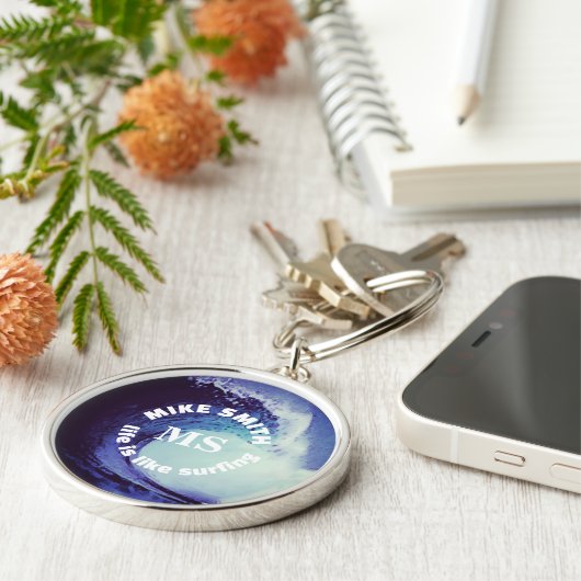 Surfen Sleutelhanger (Zijkant)