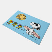Surfen Snoopy Zomer Deurmat (Schuin)