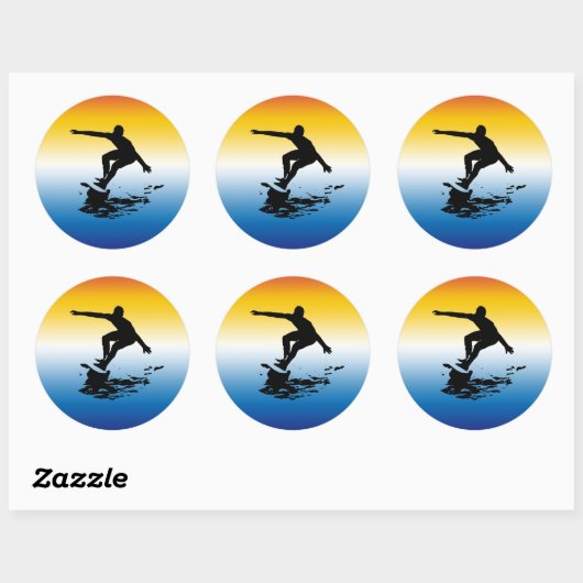 Surfen Sticker (Vel)