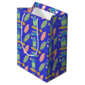 Surfen Strand Zomer Medium Cadeauzakje (Achterkant Gekanteld)