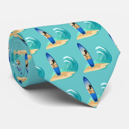 Surfen stropdas (Opgerold)