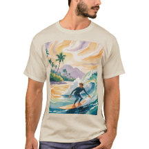 Surfen Sunset Sand T-shirt