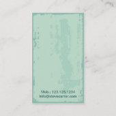 Surfen, Surf coach Trainer Master Water Sport Visitekaartje (Achterkant)